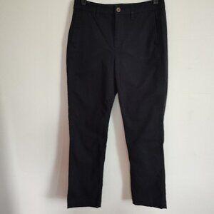 Ladies SZ 2 J Crew Factory Navy High-Rise Girlfriend Chino Pant